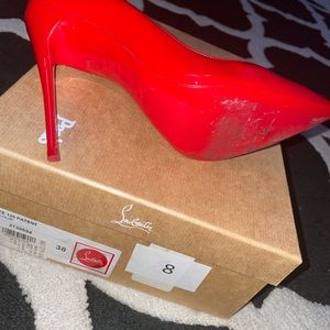 Christian Louboutin So Kate 120mm Red Patent
